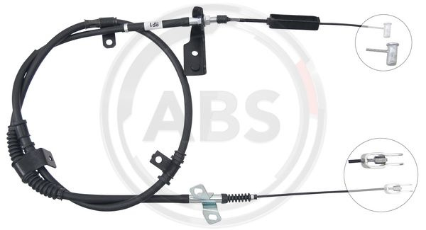 Cablu, frana de parcare dreapta (K17572 ABS) HYUNDAI