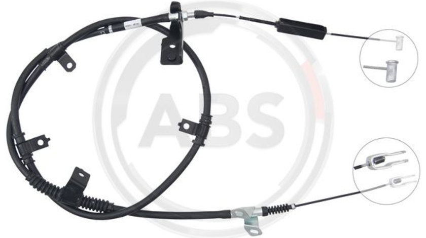 Cablu, frana de parcare dreapta (K17573 ABS) HYUNDAI