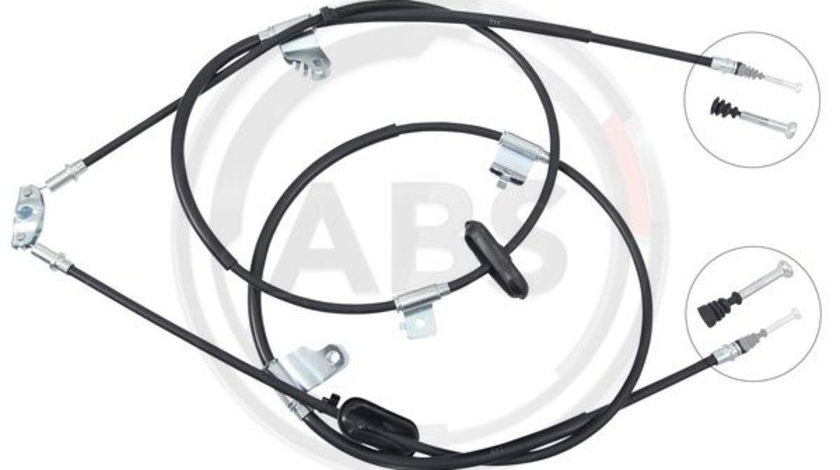 Cablu, frana de parcare dreapta (K17603 ABS) CHEVROLET,OPEL,VAUXHALL