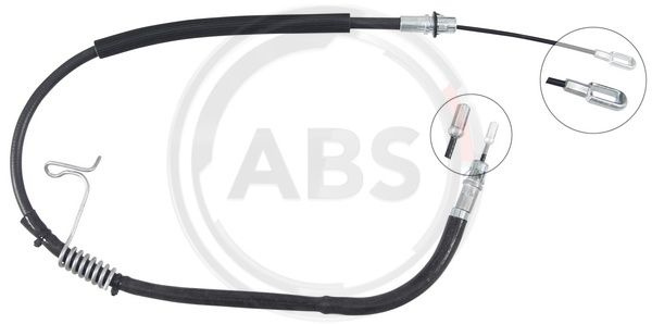 Cablu, frana de parcare dreapta (K17628 ABS) FORD