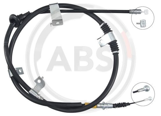 Cablu, frana de parcare dreapta (K17636 ABS) Citroen,MITSUBISHI,PEUGEOT
