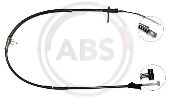 Cablu, frana de parcare dreapta (K17748 ABS) OPEL,SUZUKI,VAUXHALL