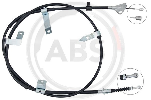 Cablu, frana de parcare dreapta (K17818 ABS) TOYOTA
