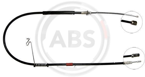 Cablu, frana de parcare dreapta (K17878 ABS) FORD