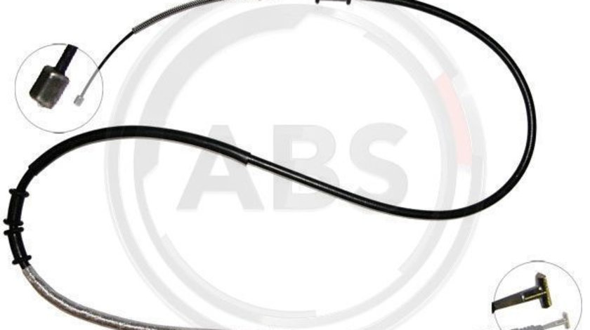 Cablu, frana de parcare dreapta (K18028 ABS) FIAT