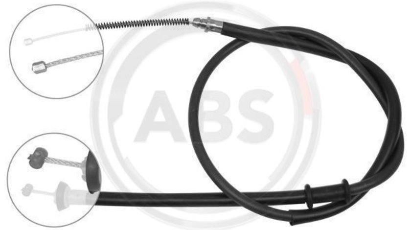 Cablu, frana de parcare dreapta (K18126 ABS) LANCIA