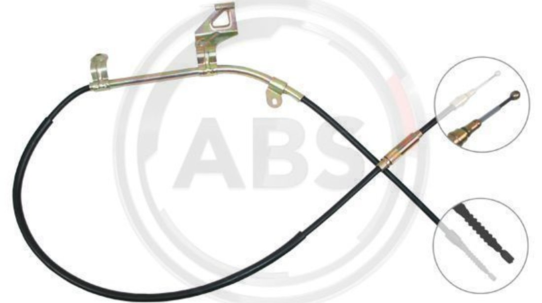 Cablu, frana de parcare dreapta (K18368 ABS) VW