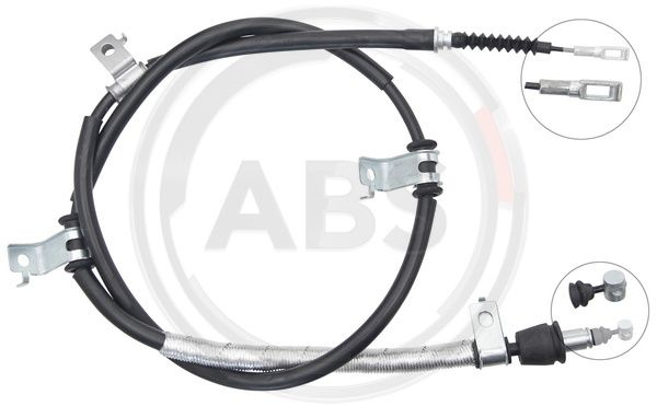 Cablu, frana de parcare dreapta (K18551 ABS) HYUNDAI