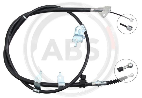 Cablu, frana de parcare dreapta (K18967 ABS) TOYOTA