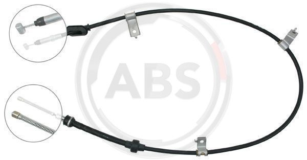 Cablu, frana de parcare dreapta (K19048 ABS) HONDA