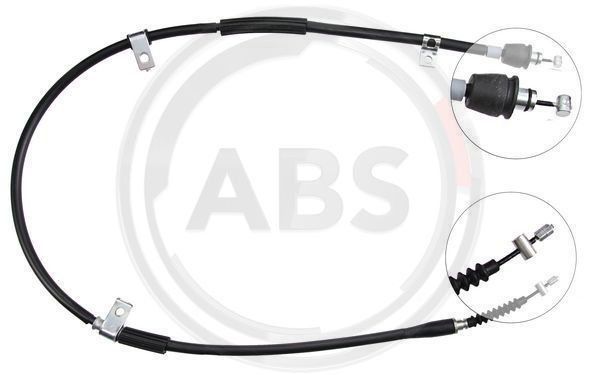 Cablu, frana de parcare dreapta (K19098 ABS) HYUNDAI