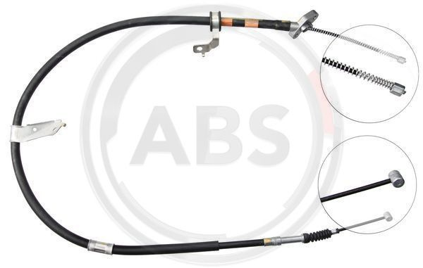 Cablu, frana de parcare dreapta (K19348 ABS) TOYOTA