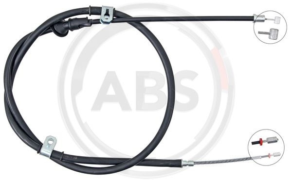 Cablu, frana de parcare dreapta (K19498 ABS) HYUNDAI,KIA