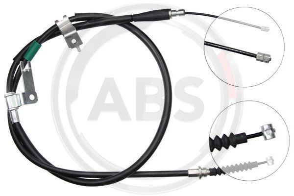 Cablu, frana de parcare dreapta (K19538 ABS) MAZDA