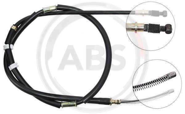 Cablu, frana de parcare dreapta (K19588 ABS) MITSUBISHI