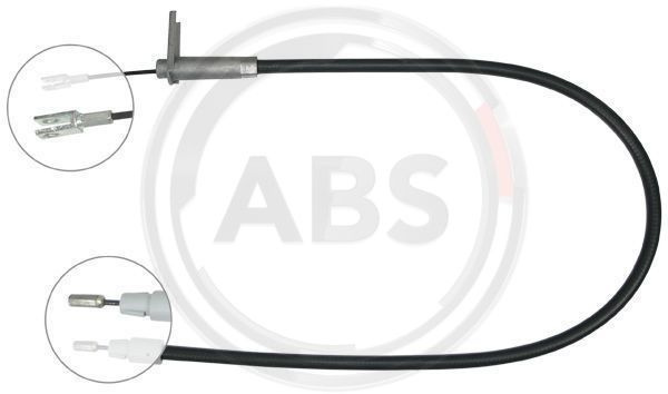 Cablu, frana de parcare dreapta (K19618 ABS) MERCEDES-BENZ