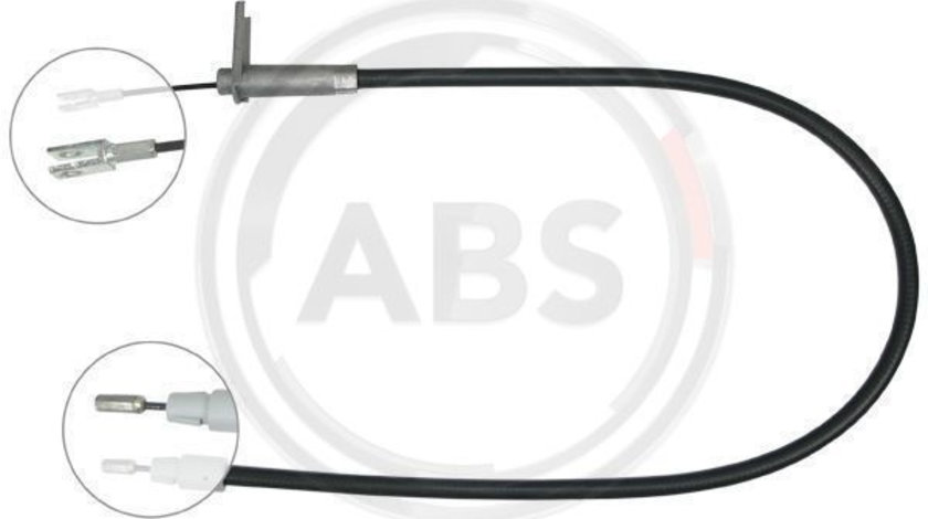 Cablu, frana de parcare dreapta (K19618 ABS) MERCEDES-BENZ