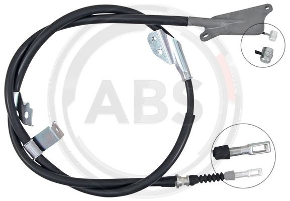 Cablu, frana de parcare dreapta (K19778 ABS) NISSAN