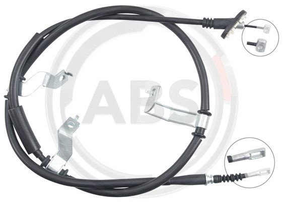 Cablu, frana de parcare dreapta (K19809 ABS) HYUNDAI