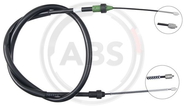 Cablu, frana de parcare dreapta (K19824 ABS) RENAULT
