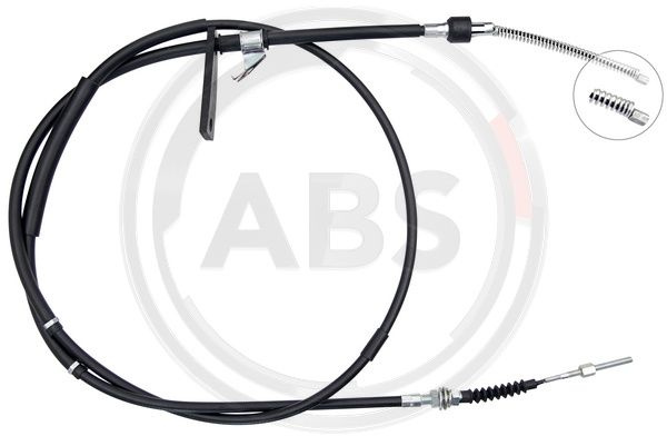 Cablu, frana de parcare dreapta (K19826 ABS) MITSUBISHI