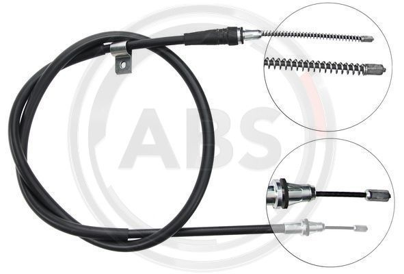 Cablu, frana de parcare dreapta (K19828 ABS) NISSAN
