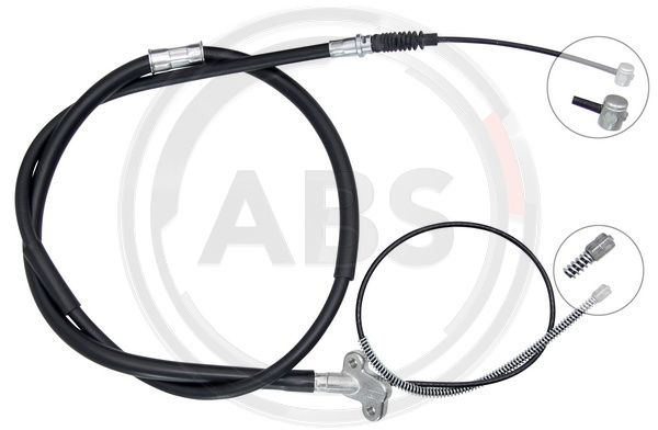 Cablu, frana de parcare dreapta (K19831 ABS) TOYOTA