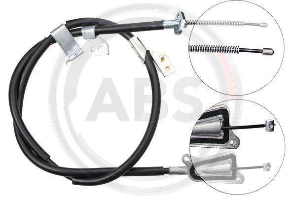 Cablu, frana de parcare dreapta (K19868 ABS) NISSAN