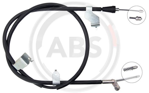 Cablu, frana de parcare dreapta (K19872 ABS) NISSAN