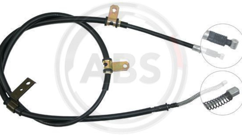 Cablu, frana de parcare dreapta (K19988 ABS) MITSUBISHI,MITSUBISHI (BJC)