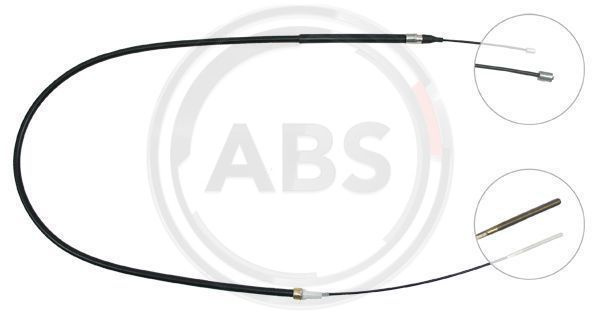 Cablu, frana de parcare fata (K10021 ABS) VW