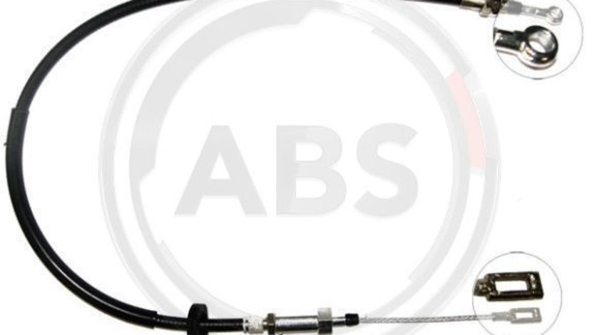 Cablu, frana de parcare fata (K10241 ABS) Citroen,FIAT,PEUGEOT