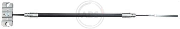 Cablu, frana de parcare fata (K10861 ABS) MITSUBISHI