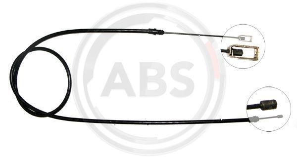 Cablu, frana de parcare fata (K11171 ABS) PEUGEOT