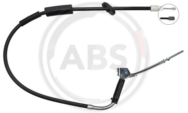 Cablu, frana de parcare fata (K12042 ABS) MERCEDES-BENZ
