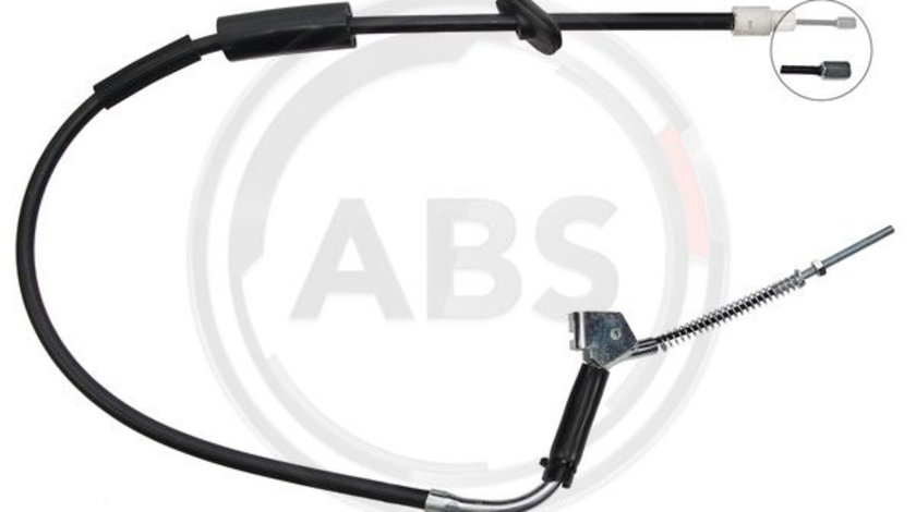 Cablu, frana de parcare fata (K12042 ABS) MERCEDES-BENZ