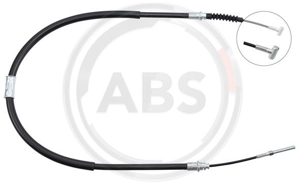 Cablu, frana de parcare fata (K12052 ABS) TOYOTA
