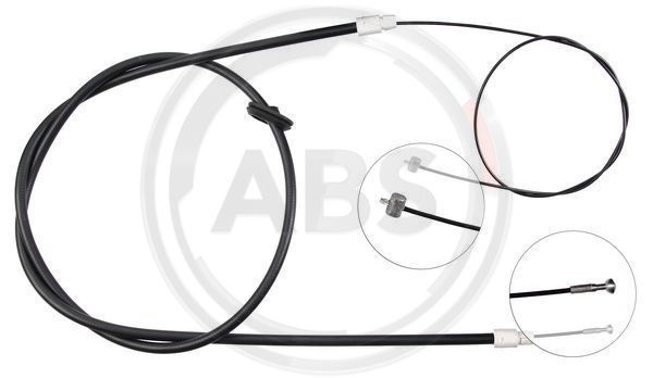 Cablu, frana de parcare fata (K12141 ABS) MERCEDES-BENZ