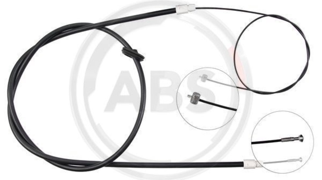 Cablu, frana de parcare fata (K12141 ABS) MERCEDES-BENZ