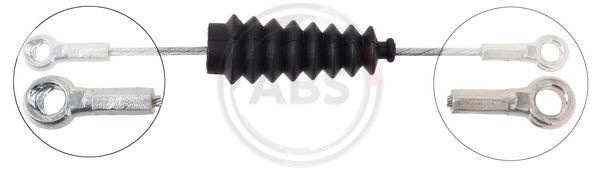 Cablu, frana de parcare fata (K12201 ABS) MERCEDES-BENZ