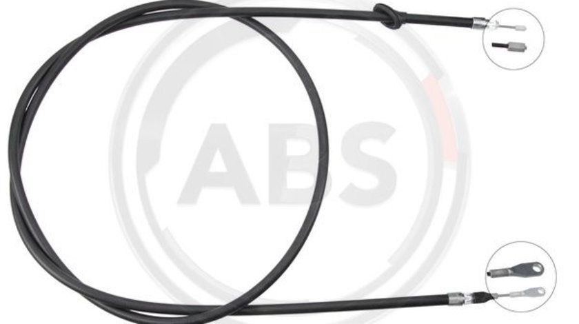 Cablu, frana de parcare fata (K12231 ABS) MERCEDES-BENZ