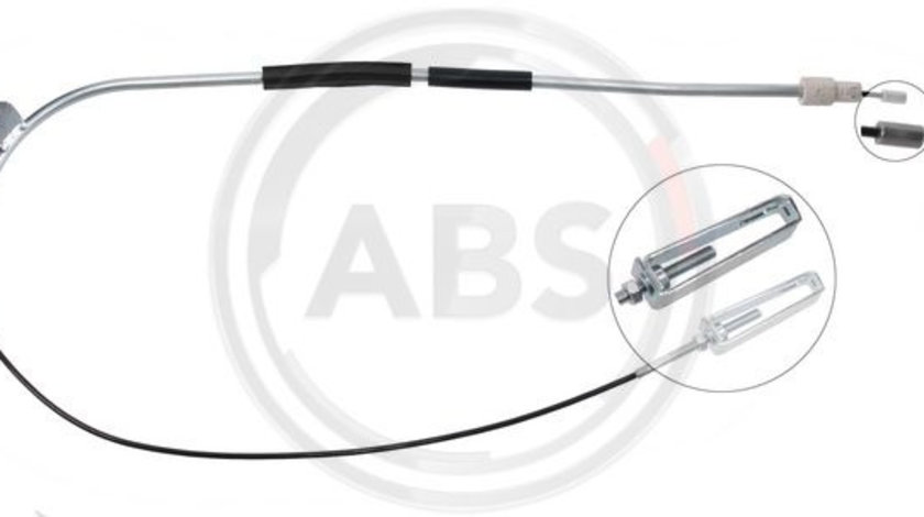 Cablu, frana de parcare fata (K12311 ABS) MERCEDES-BENZ