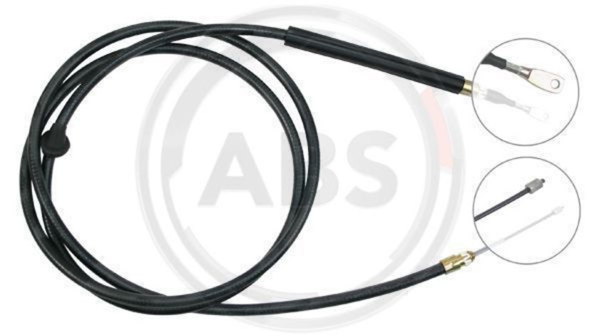 Cablu, frana de parcare fata (K12391 ABS) MERCEDES-BENZ