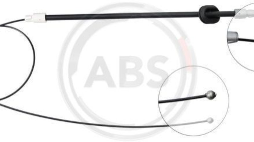 Cablu, frana de parcare fata (K13291 ABS) MERCEDES-BENZ,VW