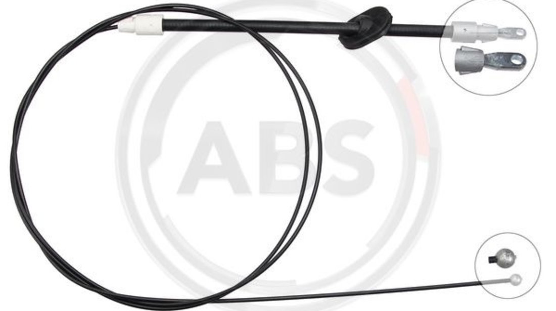 Cablu, frana de parcare fata (K13966 ABS) MERCEDES-BENZ,VW
