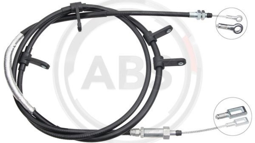 Cablu, frana de parcare fata (K13985 ABS) Citroen,FIAT,PEUGEOT