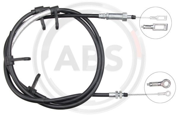 Cablu, frana de parcare fata (K13986 ABS) Citroen,FIAT,PEUGEOT