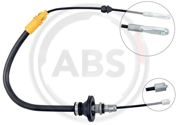 Cablu, frana de parcare fata (K14055 ABS) FIAT,OPEL,RENAULT