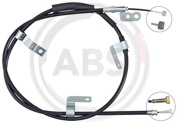 Cablu, frana de parcare fata (K14176 ABS) HYUNDAI