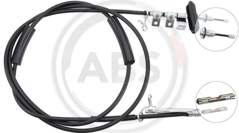 Cablu, frana de parcare fata (K18004 ABS) CHRYSLER,LANCIA